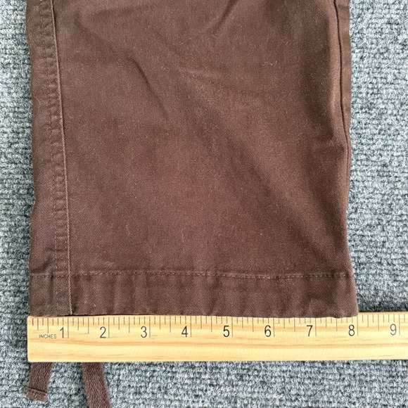 Vintage Y2K Empyre Relax Fit Cargo Pants Brown Size 32x29 Skater Streetwear - Picture 13 of 14